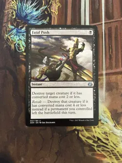 MTG Fatal Push [Aether Revolt] NM - Image 1