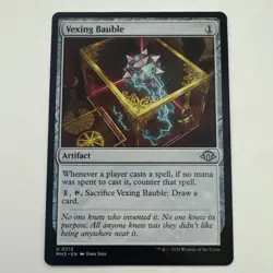 MTG Modern Horizons 3 Vexing Bauble #212 Rare English Magic Card NM - Image 1