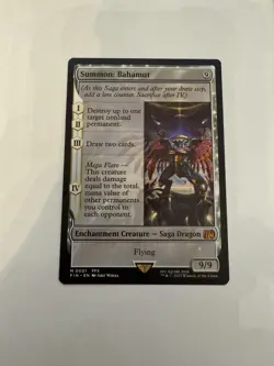 Summon: Bahamut Mythic 0001 Magic the Gathering Final Fantasy - Image 1