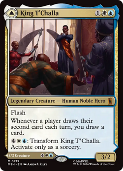 King T'Challa // Black Panther, Hope Enduring (REGULAR) x1 - MTG MSH #219 - Image 1