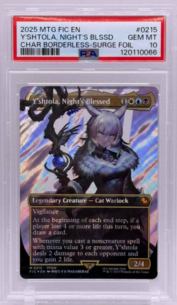 MTG Magic: The Gathering Y'SHTOLA, NIGHT'S BLESSED Surge English PSA 10 GEM MINT - Image 1