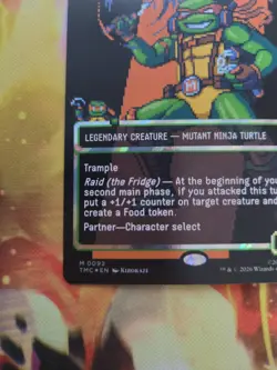 Michelangelo, The Heart Borderless Surge Foil - Mythic - CDR: TMNT MTG - Image 4