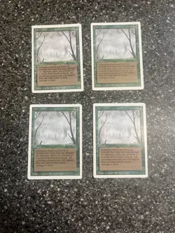 Magic the Gathering | Revised Edition | Fog | x4 | MP - LP - Image 1