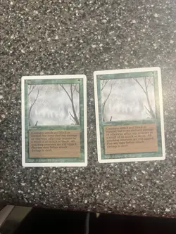 Magic the Gathering | Revised Edition | Fog | x4 | MP - LP - Image 4