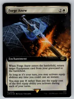 Forge Anew Extended Art Foil R Universes Beyond: The Lord of the Rings: Tales of - Image 1