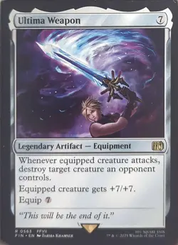 Magic: The Gathering FINAL FANTASY Ultima Weapon 563 R LP - Image 1