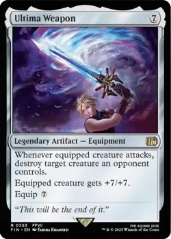 Magic: The Gathering FINAL FANTASY Ultima Weapon 563 R LP - Image 2