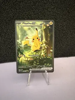Pikachu ex 276/217 Special Illustration Rare Full Art Holo English Lightning - Image 1