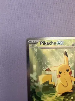 Pikachu ex 276/217 Special Illustration Rare Full Art Holo English Lightning - Image 3
