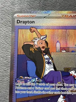 Drayton 172/131 Pokemon Card Special Illustration Rare Full Art Holo NM - Image 5