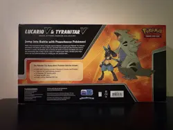 Pokemon TCG Heavy Hitters Premium Collection Box Lucario Tyranitar English 2022 - Image 2