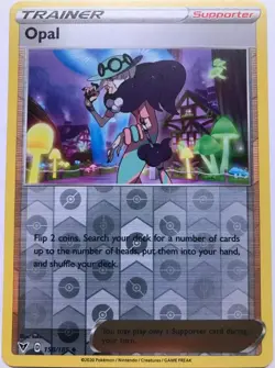 POKEMON TCG - VIVID VOLTAGE - OPAL - REVERSE HOLO - 158/185 - Image 1