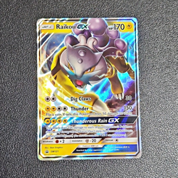 Raikou GX Pokemon SM121 Sun & Moon Black Star Promo Holo EN - Image 1