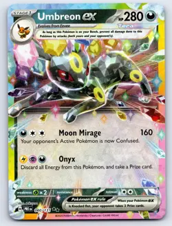 Umbreon ex 060/131 Holo Double Rare Prismatic Evolutions Pokemon Holo Near Mint - Image 1