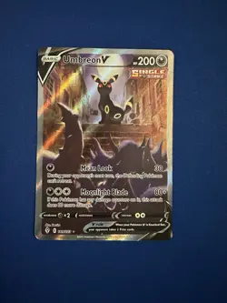 Pokemon TCG Umbreon V 189/203 Evolving Skies Alt Full Art Holo Ultra Rare - Image 1