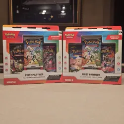 2X Pokemon TCG First Partner Illustration Collection Series 2 - Image 1