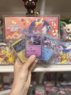 Latios 073/182 Paradox Rift Cosmos Holo W/ Swirl + Palkia And Zekrom Cosmo Holo - Image 1