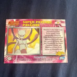 Pokemon Topps Mewtwo Strikes Back - Super Psychic Pokemon #0 - Promo - Image 5