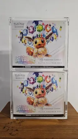 Pokemon Center Prismatic Evolutions Elite Trainer Box ETB New Factory Sealed - Image 1