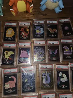 PSA 10 + 9 Pokemon Topps Chrome lot + - Image 3
