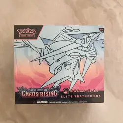 Pokemon TCG Chaos Rising ETB Pokemon Center Sealed - Small tears see description - Image 1