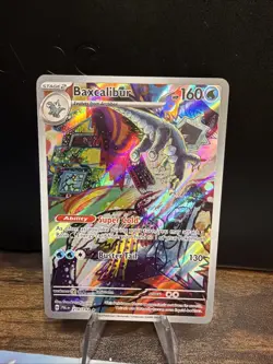 Pokemon Baxcalibur Illustration Rare Full Art Holo 210/193 Paldea Evolved 160 HP - Image 1