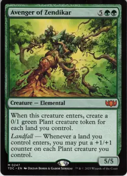 Avenger of Zendikar M Commander: Tarkir: Dragonstorm 247 NM MTG - Image 1