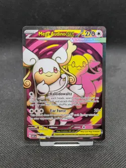 Pokemon Mega Audino EX 253/217 Ascended Heroes Full Art Card MINT! - Image 1