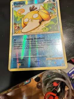 Psyduck 74/102 Common Reverse Holo HGSS Triumphant Pokemon - Image 5