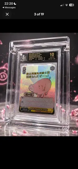 hawk passion for sx03-006 sp bgs 10 Black Label weiss schwarz seven deadly sins - Image 5
