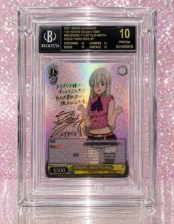 Elizabeth Sds Sx03-002 Sp Bgs 10 Black Label Weiss Schwarz the Seven Deadly sins - Image 5