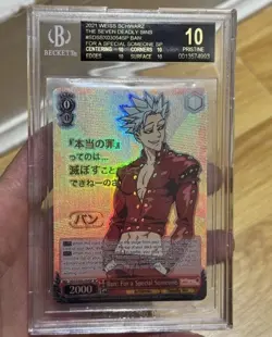 Ban Special Sds Sx03-054 sp Bgs 10 Black Label Weiss Schwarz Seven Deadly Sins - Image 1
