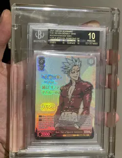 Ban Special Sds Sx03-054 sp Bgs 10 Black Label Weiss Schwarz Seven Deadly Sins - Image 5