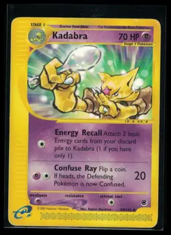 Pokemon TCG Kadabra Card 84/165 Expedition Base Set - Vintage - Image 1
