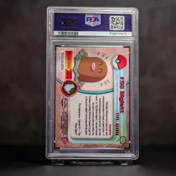2000 TOPPS CHROME POKEMON T.V. DIGLETT #50 MINT PSA 9 - Image 3