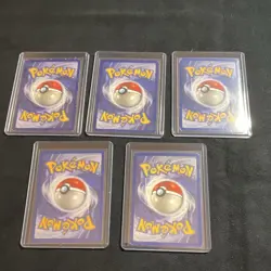 Pokemon TCG WOTC Jungle/Fossil/Neo/Team Rocket 5-Card Lot Pikachu Mew - Image 2