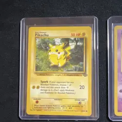 Pokemon TCG WOTC Jungle/Fossil/Neo/Team Rocket 5-Card Lot Pikachu Mew - Image 3
