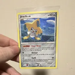 Pokemon TCG Jirachi 7/107 EX Deoxys Holo Rare English Basic Psychic 60 HP - Image 1