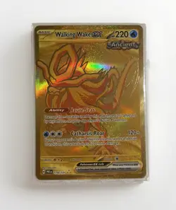 Pokemon TCG GOLD Walking Wake ex 220 HP Ultra Rare Full Art 178/131 ENG - Image 1