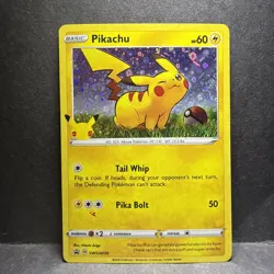 Pikachu SWSH039 25th Anniversary Black Star Promo Pokemon NM General Mills - Image 1