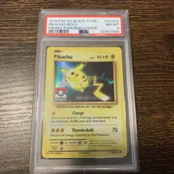PSA 8 2016 Pokemon XY Black Star Promo #XY202 Pikachu Holo - Image 1