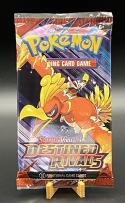 Pokemon Destined Rivals Booster Pack - English TCG - Image 1