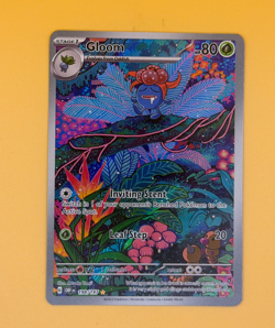 Pokemon Gloom 198/197 Illustration Rare IR Obsidian Flames SV03 | Near Mint - Image 1