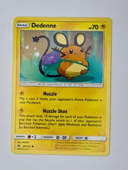 🇨🇦 NM Dedenne - 84/214 - Pokemon SM Lost Thunder - Image 1