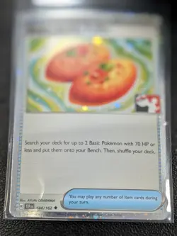 Buddy-Buddy Poffin 144/162 Play Pokemon Holo - Image 1