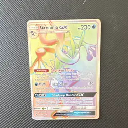 The Pokemon Company Greninja GX SM Crimson Invasion 133/111 Secret Rare FA Holo - Image 1