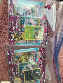 POKEMON Original XY 2014 3-Pack PHANTOM FORCES Blister BOOSTER 2 packs - Image 1