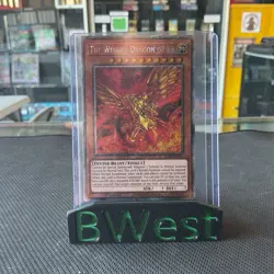 The Winged Dragon Of Ra NM Quarter Century Bonanza Platinum Secret Rare Yugioh - Image 1
