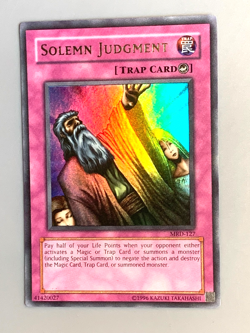 yugioh Solemn Judgment MRD-127 Unlimited Edition Ultra Rare near mint super nice - Image 3