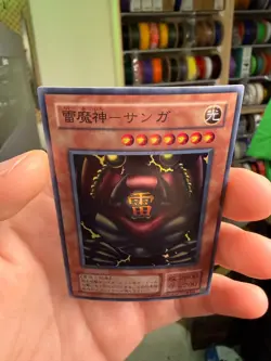 Yugioh OCG RB-25 Sanga of the Thunder Super Rare - Revival Black Demons Dragon - Image 3